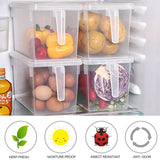 4 or 8Pcs Refrigerator Food Container Kitchen Storage Box Cabinet Organizer