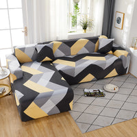 Geometric Pattern Sofa Cover Elastic Sofa Cover Soft Sofa Cover Stretch Slipcover Sofa Protector Cover