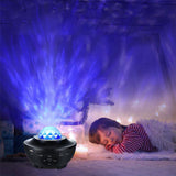 LED Galaxy Star Projector Light Night Lamp USB Bluetooth Music Speaker