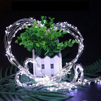 1pc Waterfall 200LED Solar Power Lights String Fairy Light Wedding Xmas Home Garden Decor