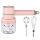 Food Blender Electric Garlic Chopper Egg Cream Beater Kitchen Tool