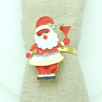 Santa Claus Christmas Napkin Rings Napkin Holder Rings Christmas Decoration