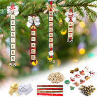 151Pcs Handmade DIY Christmas Tree Decoration Ornaments