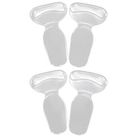 2 In 1 T-type Silicone Shoe Heel Pads Liners Inserts Cushion Grip High-heel Insole