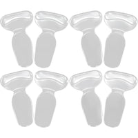 2 In 1 T-type Silicone Shoe Heel Pads Liners Inserts Cushion Grip High-heel Insole