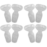 2 In 1 T-type Silicone Shoe Heel Pads Liners Inserts Cushion Grip High-heel Insole