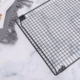 1Pc/2Pcs Foldable Checkered Cooling Baking Racks Stainless Steel Pan