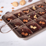 Non-Stick Carbon Steel Brownie Baking Tray with Dividers Brownie Pan