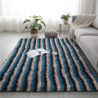 Soft Rectangle Fluffy Plush Rug Home Decoration Carpet