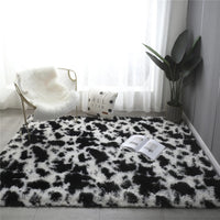 Soft Rectangle Fluffy Plush Rug Home Decoration Carpet