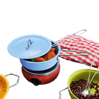 11Pcs Stainless Steel Mini Cooking Play Set for Kids Kitchen Pretend Toys - Multicolor