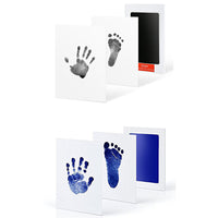 Baby Hand Foot Print Kits Wipe Safe Inkless