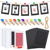 Baby Hand Foot Print Kits Wipe Safe Inkless