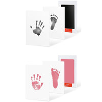 Baby Hand Foot Print Kits Wipe Safe Inkless