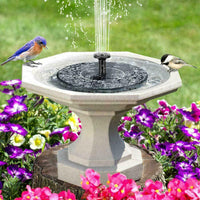 6LED Garden Solar Powered Fountain with LED Light