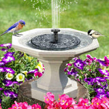 6LED Garden Solar Powered Fountain with LED Light