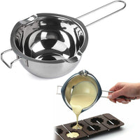 DIY Stainless Steel Double Boiler Pot for Melting Chocolate Candy Candle Making