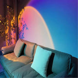 LED Vertical Moon Projector Lamp Remote Control Home Decor