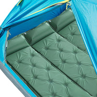 Splicable Automatic Inflatable Mat with Pillow Inflatable Camping Bed Green