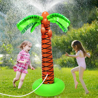 155cm Inflatable Palm Tree Spray Water Toy Kids Water Play Sprinkler