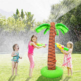 155cm Inflatable Palm Tree Spray Water Toy Kids Water Play Sprinkler