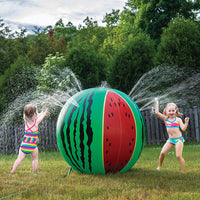 100cm Inflatable Beach Ball Watermelon Spray Water Toy Kids Water Play Sprinkler