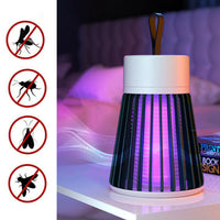 USB Mosquito Insect Killer Electric UV LED Light Fly Bug Zapper Trap Catcher Lamp White