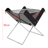 X-Type Portable Folding Charcoal BBQ Grill Outdoor Camping Picnic