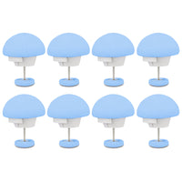 8Pcs Mushroom Duvet Cover Pins Bed Sheet Clip Blue