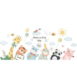 Self-adhesive Removable Cartoon Animal Wall Sticker Home Decor