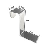 Stainless Steel Over Door Cabinet Drawer Hooks Towel Coat Hooks