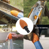 Gutter Cleaning Tool Roofing Guard Cleaner Drain Pipe Cleaning Nozzle 4 Pack