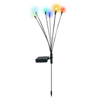 Solar Powered Firefly Light Ground Patio Stake Walkway Lamp Outdoor Garden Decor -Multicolor Light