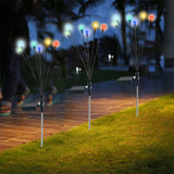 Solar Powered Firefly Light Ground Patio Stake Walkway Lamp Outdoor Garden Decor -Multicolor Light