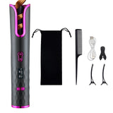 Wireless Automatic Portable Hair Curler for Hair Styling Grey