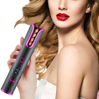 Wireless Automatic Portable Hair Curler for Hair Styling Grey