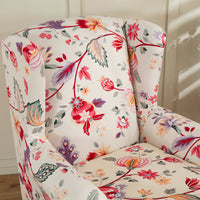 Wingback Chair Cover Stretch Armchair Wing Chair Slipcover Wing Back Chair Cover -Style 2