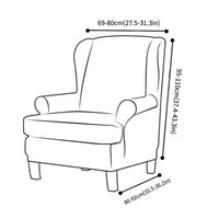 Wingback Chair Cover Stretch Armchair Wing Chair Slipcover Wing Back Chair Cover -Style 1