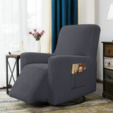 Stretch Recliner Cover Lift Reclining Recliner Chair Slip Cover Recliner Slipcover-Grey