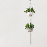 3Pcs Plant Flower Pot Holder Hanger Hanging Planter Basket Hemp Rope Braided Plant Pot Holders