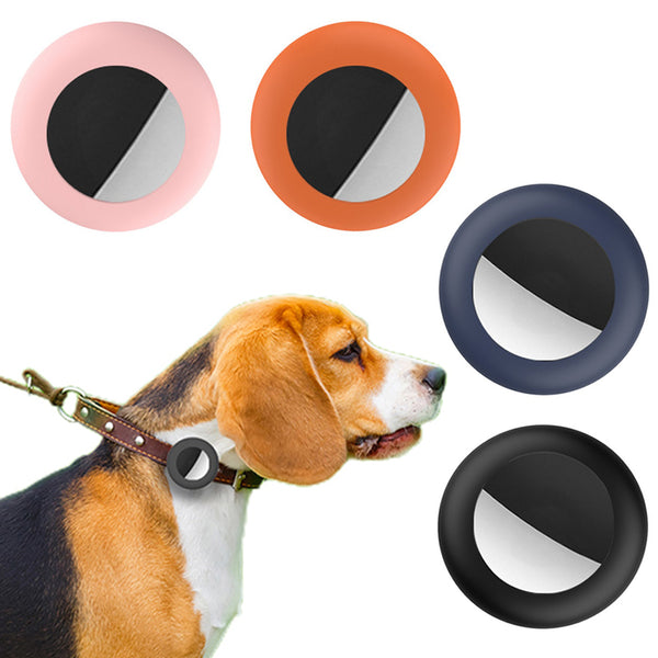 4Pcs Silicone Tracker Protective Case for Pet Collar Compatible with Apple Airtag