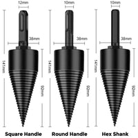 Firewood Drill Bit Wood Splitter Screw Splitting Cone Driver -M