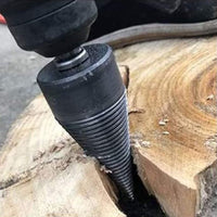 Firewood Drill Bit Wood Splitter Screw Splitting Cone Driver -XL