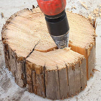 Firewood Drill Bit Wood Splitter Screw Splitting Cone Driver -XL