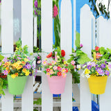 10Pcs Hanging Flower Pots with Detachable Hooks