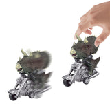 Dinosaur Toy Dinosaur Pull Back Car Toy Motorcycle Toys Grey