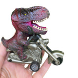 Dinosaur Toy Dinosaur Pull Back Car Toy Motorcycle Toys Red