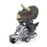 Dinosaur Toy Dinosaur Pull Back Car Toy Motorcycle Toys Grey