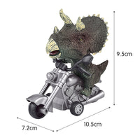 Dinosaur Toy Dinosaur Pull Back Car Toy Motorcycle Toys Grey