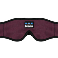 Bluetooth Eye Mask with Wireless Stereo Headphone Red